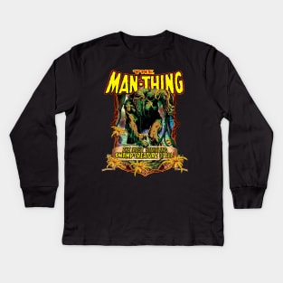 HORROR MAN-THING 1974 Kids Long Sleeve T-Shirt